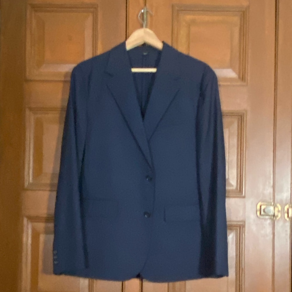 NWT J.Crew Kenmare Loro Piana Suit in Italian Wool Deep Navy 38R 33/32